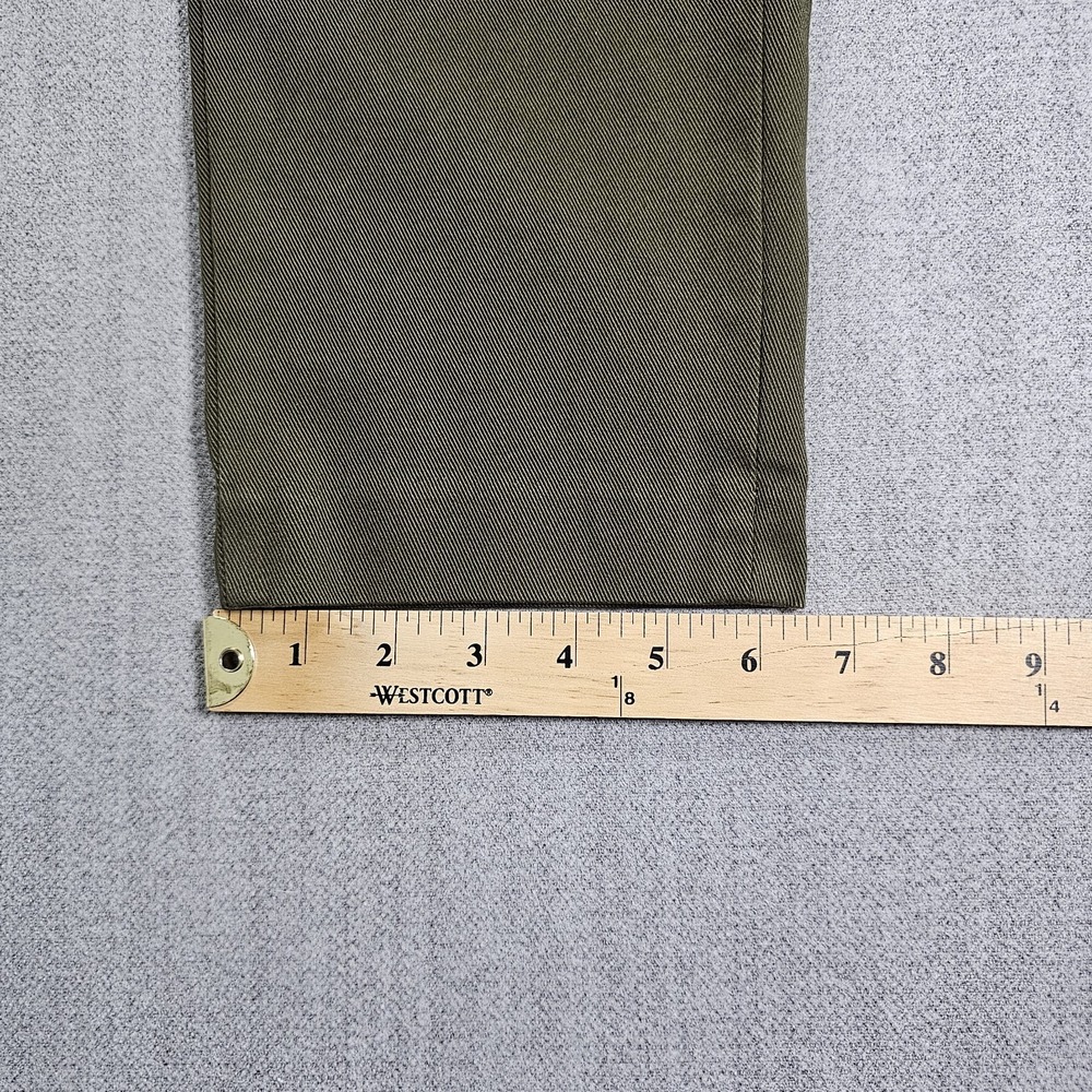 Banana Republic Men's Olive Green Slim Tapered Fit Lightweight Dress Pants - Picture 10 of 12